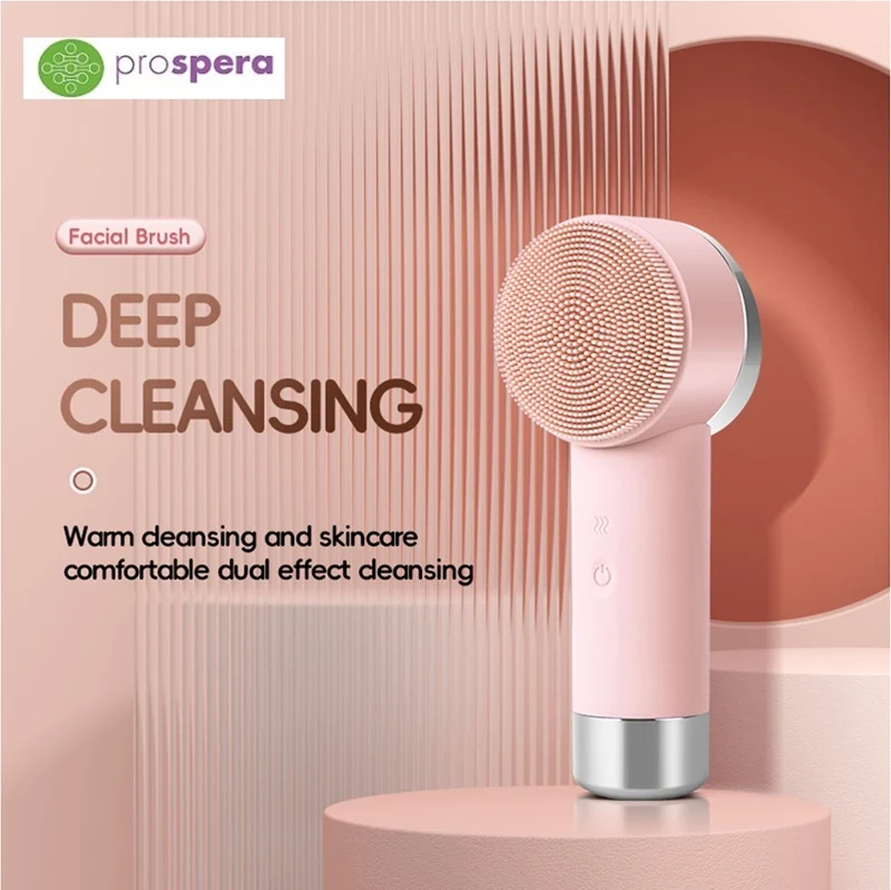 Selected DL033 2 in 1 Warm Facial Cleansing Brush Genuine