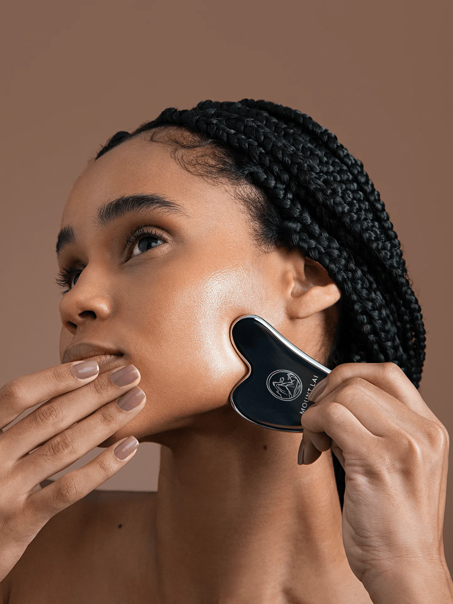 Optimized The Stainless Steel Gua Sha Facial Lifting Tool Green