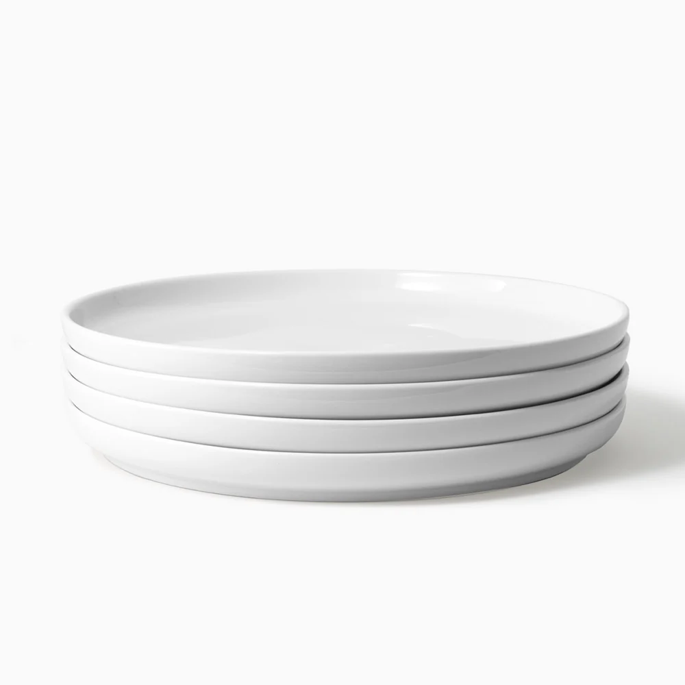 Smooth Ceramic Dinner Plates Easy-to-Use