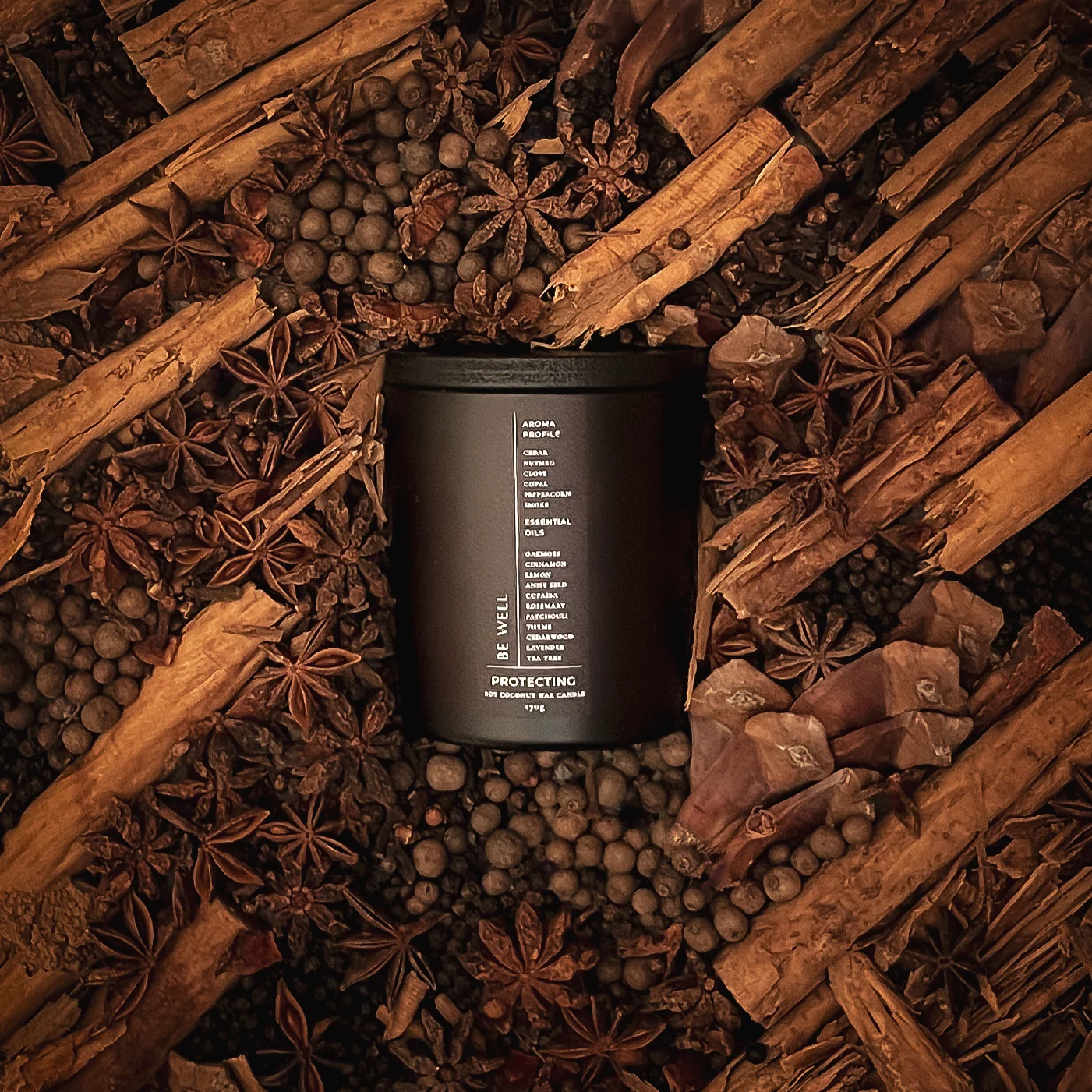 Elegant Be Well Candle Protecting Clean Soy Coconut Wax Eco-Friendly