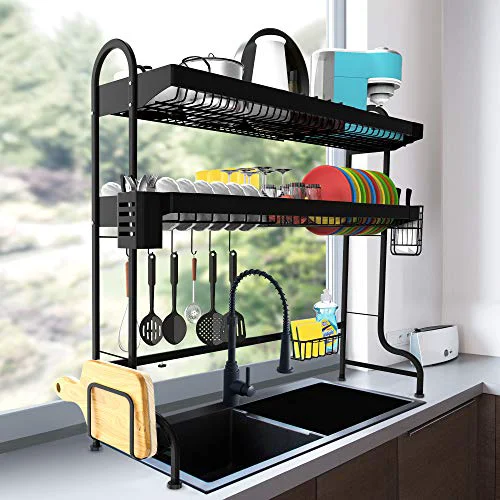 Reusable ULG Dish Drying Rack Over Sink for Kitchen Organic