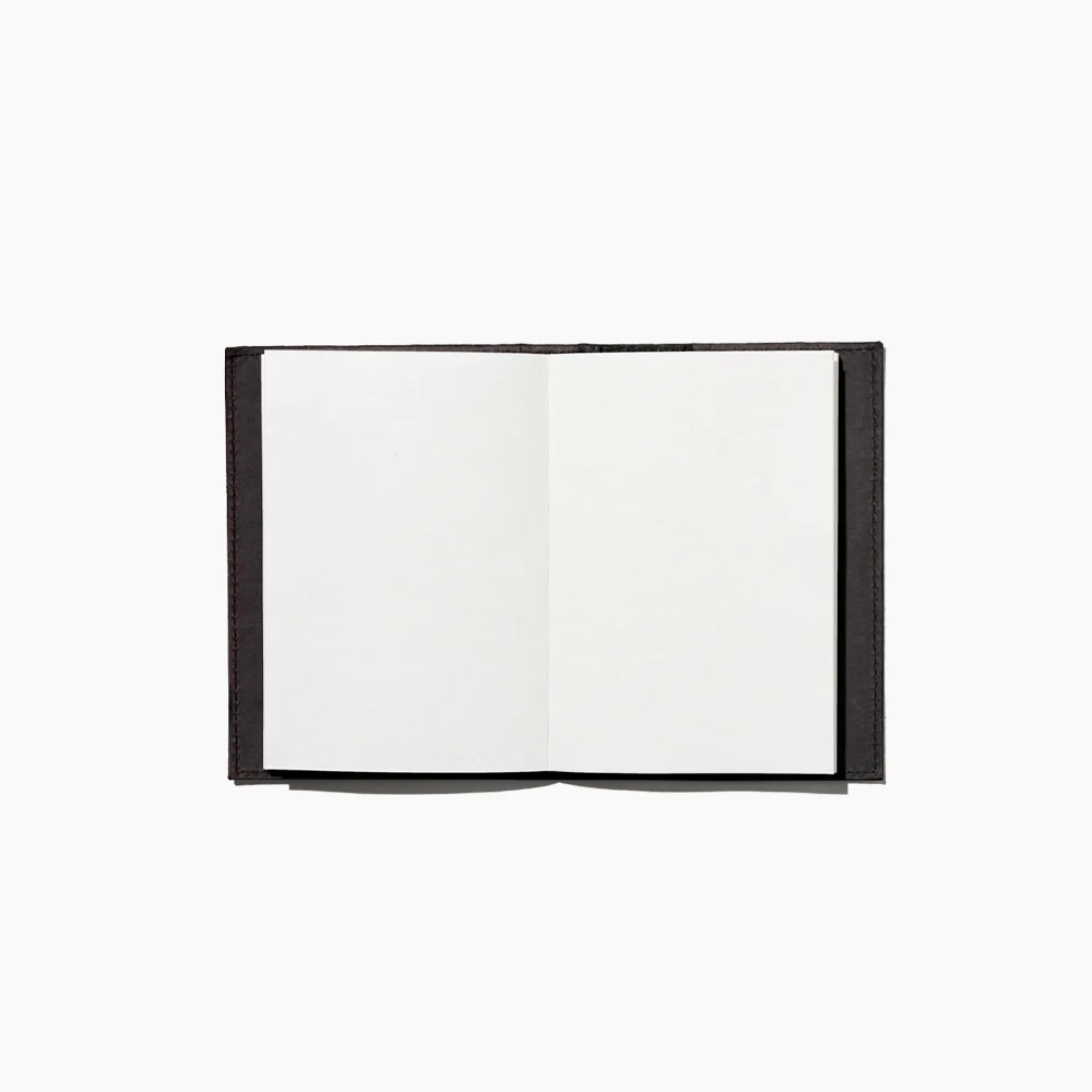 Pure Unlined Leather Notebook Elegant