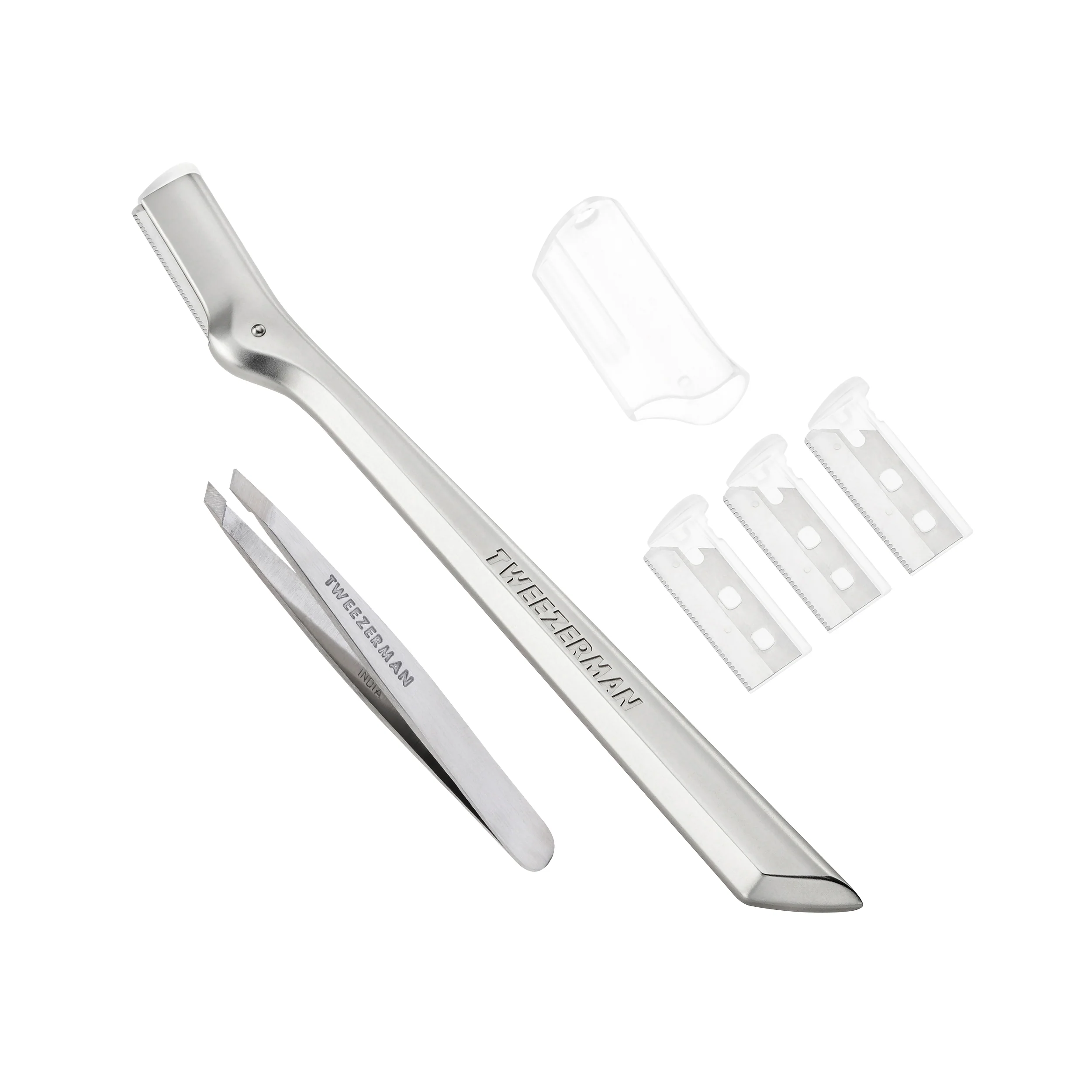 Smart Brow Razor and Mini Tweezer Set Stylish