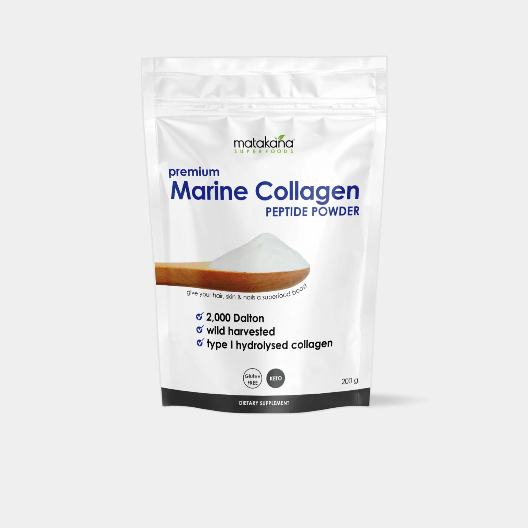 High-Quality Matakana Superfoods Premium Marine Collagen Peptide Powder High-Performance