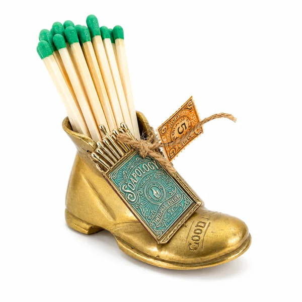 Modern Patrick Vintage Brass Boot Match Holder High-Performance