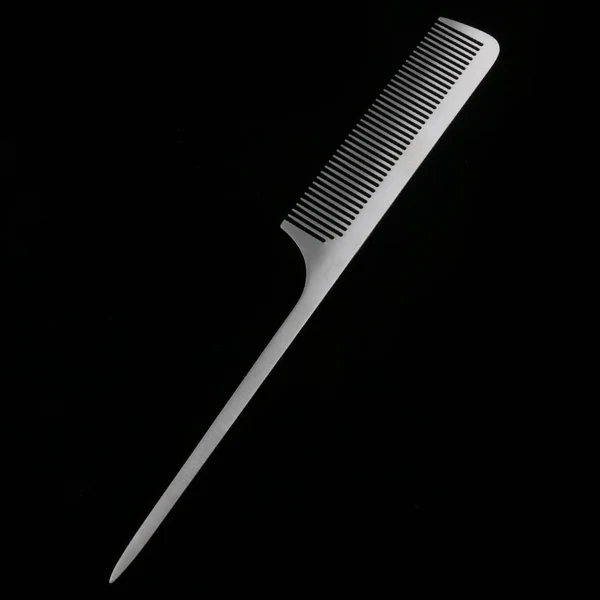 Refined Stainless Steel Salon Barber Hairstyling Hairdressing Cutting Comb Hairbrush K8 Carefully Designed