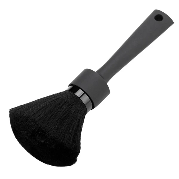 Refined Professional Salon Barber Hair Cutting Style Neck Duster Dust Cleaning Brush Black Contemporary