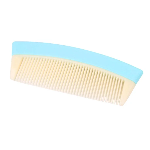 Carefully Designed Travel Pocket Fine Tooth Detangling Hair Comb Anti-static Comb Light Blue Healthy