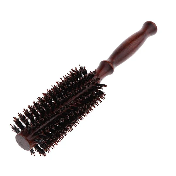 Smart Anti-Static Round Hairbrush Hair Curling Styling Blow Dry Rolled Brush Comb L Crafted