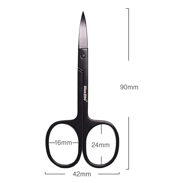 Classic Men Beard Care Grooming Kit Mustache Balm Brush Comb Scissor Gift Set Black Versatile