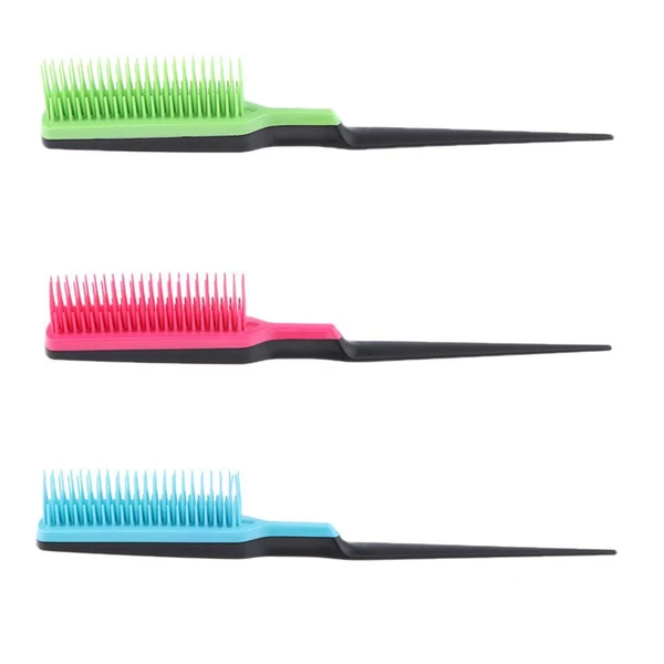 Soft Natural Hair Brush Fluffy Comb Hairdressing Barber Wigs Hairbrush Green Pure