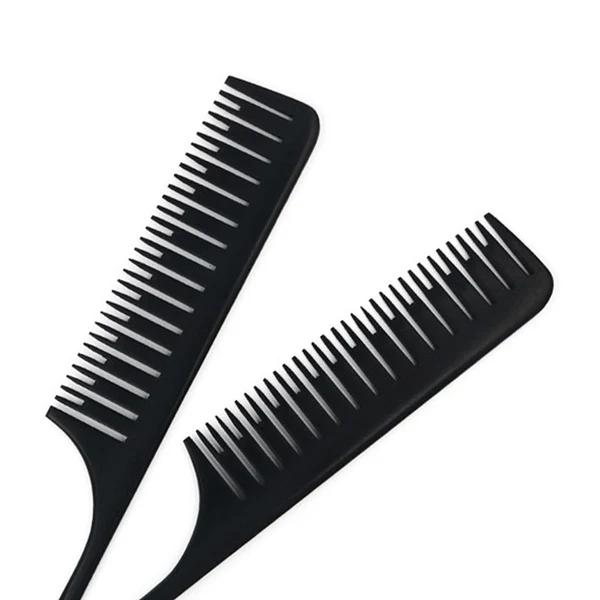 Soft Highlight comb professional 25.5cm Sectioning Weave Foiling Comb Black Fashionable