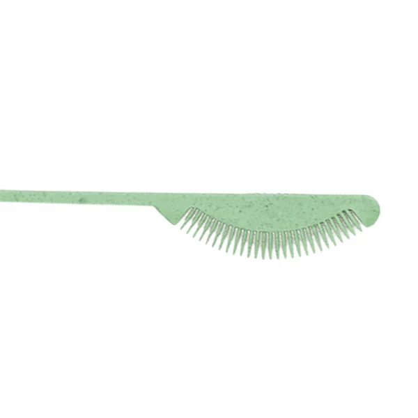 Professional Double Sided Edge Control Hair Brush Comb Combo Hair Styling Tool green Contemporary