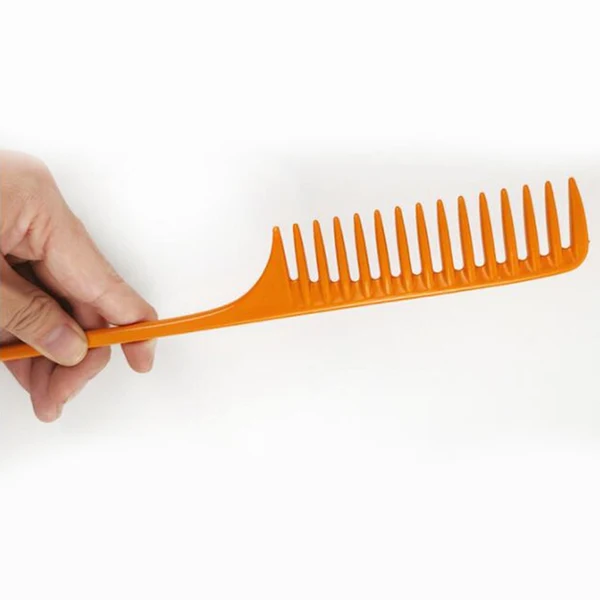 Original Design Wide Tooth Tail Comb Carbon Fiber Anti Static for Women Men Anti Static Unique