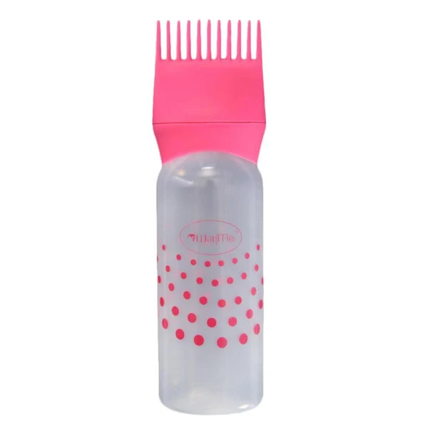 Next-Generation Empty Hair Dye Applicator Dispenser Brush Salon Coloring Bottle 120ml Pink Eco-Friendly