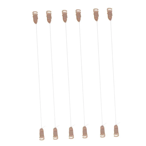 Modern 6X Elastic Fish Line Nylon Wire w Hook for Wigs Hair Extensions Hairpieces S Fine