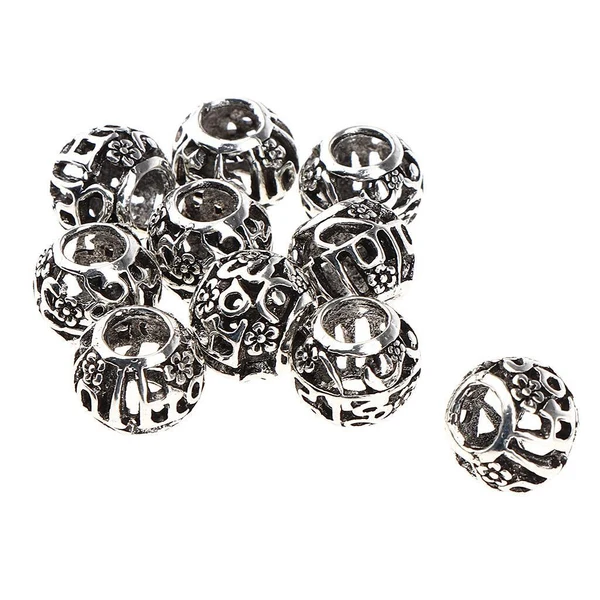 Traditional 10pcs Retro Hair Decorations Jewelry Hair Extension Dreadlocks Beads Ringd HLK12 Minimalist