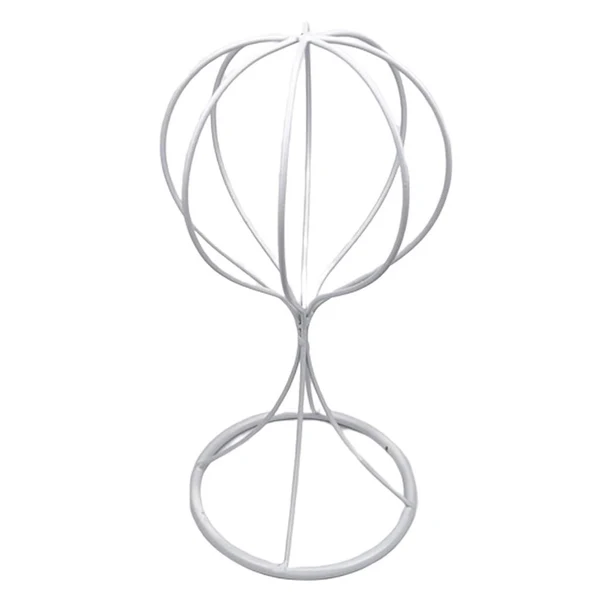 Organic Balloon Shape Tabletop Decorative Metal Wig Hat Caps Holder Display Stand 27.5cm High-Quality