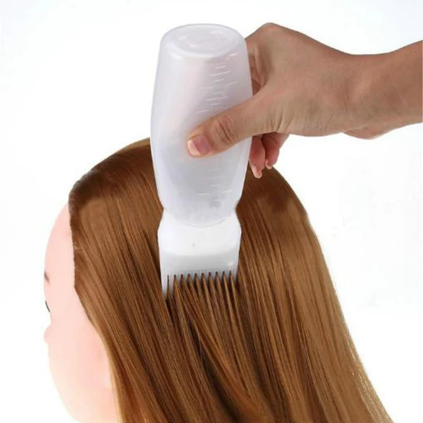 Clean Hair Dye Bottle Applicator Comb Dispensing 120ML Salon Hair Coloring Dyeing Powerful