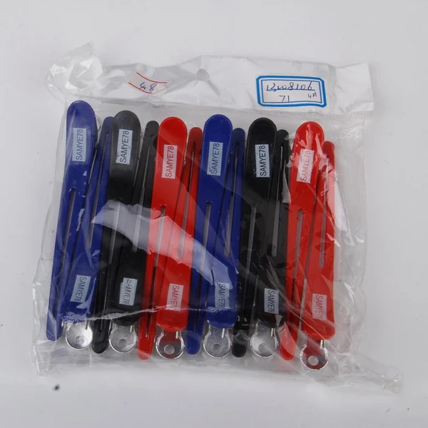 Minimalist 12pieces Sectioning Clips Curl Hair Styling Clamp Hair Salon Hairdressing Recyclable