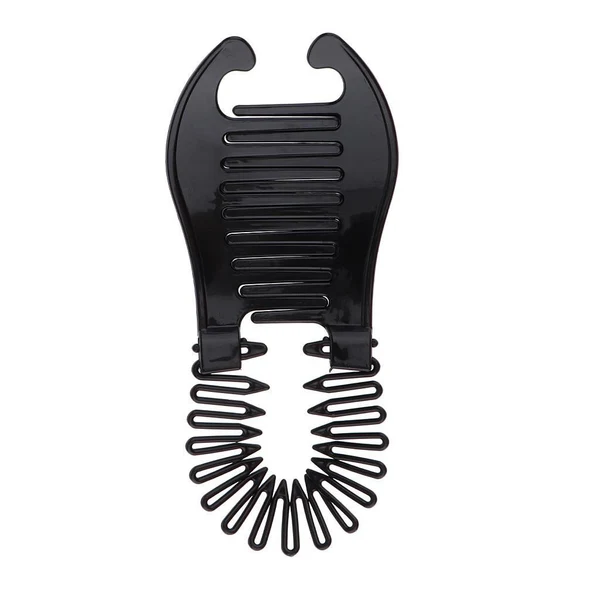 Natural 3pcs Hairstyling Clip Bun Donut Twist Braid Ponytail Maker Accessories Black Functional