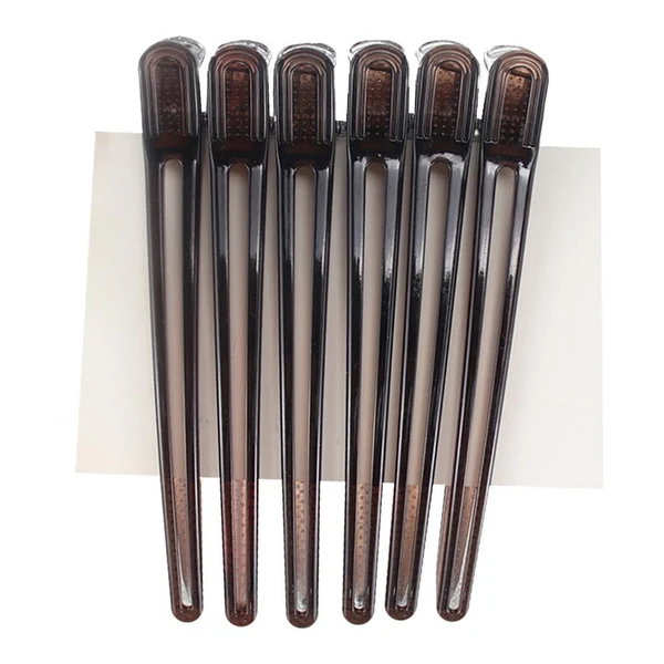 Dependable 10Pcs Hairdressing Salon Sectioning Clips Clamps Hair Styling Grip Black Specialty