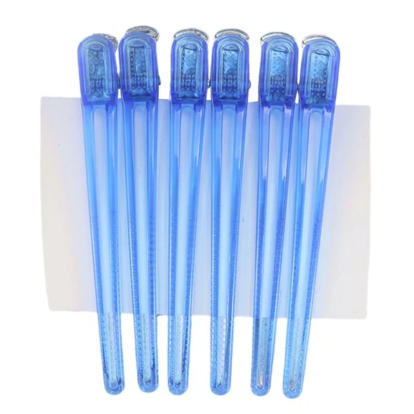 Consistent 10Pcs Hairdressing Salon Sectioning Clips Clamps Hair Styling Grip Blue Luxury