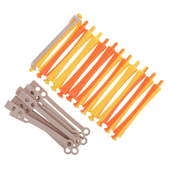 Stylish 12 Pieces Hair Grip Curlers Rollers Salon Hairdressing Styling Tool 1.6x9 cm Innovative