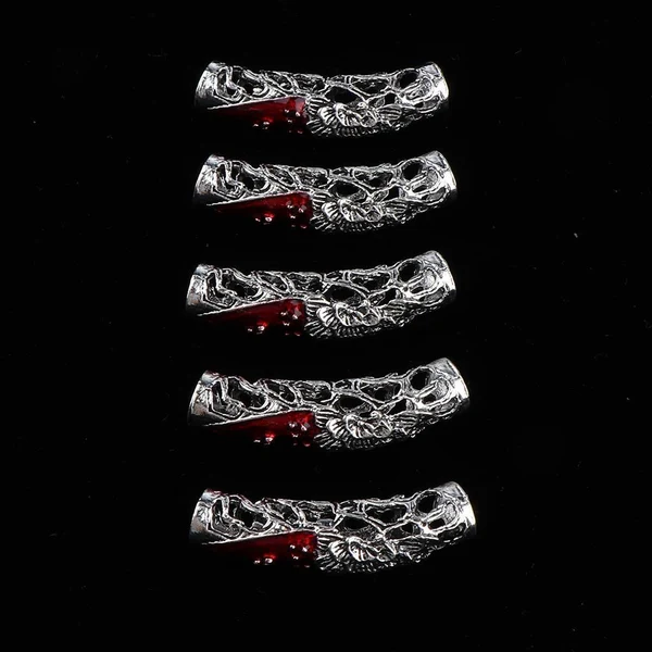 Innovative 5 Pieces Hair Tubes Dreadlocks Beads Hair Braiding Jewelry Hair Decoration Accessories Expertly Made