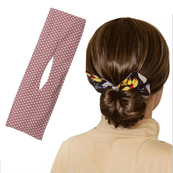 Proven Deft Bun Fashion Hair Bands Women Summer Knotted Wire Headband Print L Elite