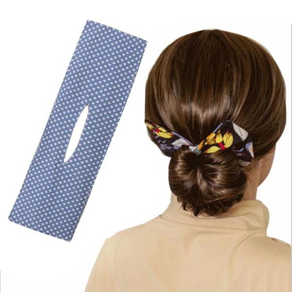 User-Friendly Deft Bun Fashion Hair Bands Women Summer Knotted Wire Headband Print K Environmentally Friendly