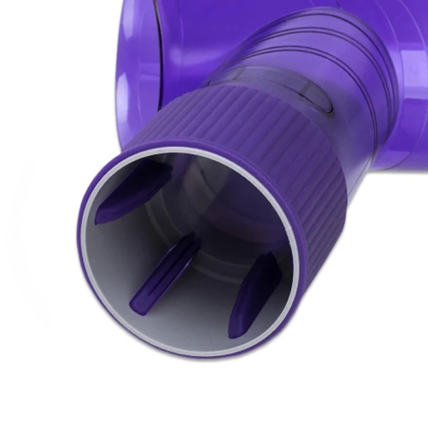 Trendy Hair Blow Dryer Wind Curl Diffuser Salon Hair Roller Drying Cap Purple Natural
