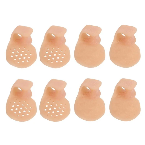 Advanced 2Pair Little Toe Bunion Protector Small Toe Gel Guard Separator With Hole Traditional