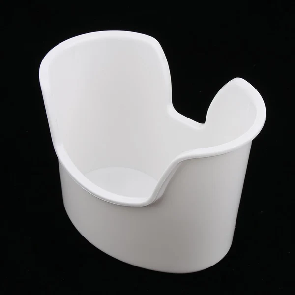 Smooth PVC Reusable Ear Wash Ear Clean Basin Wax Removal Container White Powerful