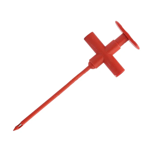 Functional Maxbell Insulation Puncture Probe 4mm Banana Plug for Electrical Measuring Red Exclusive
