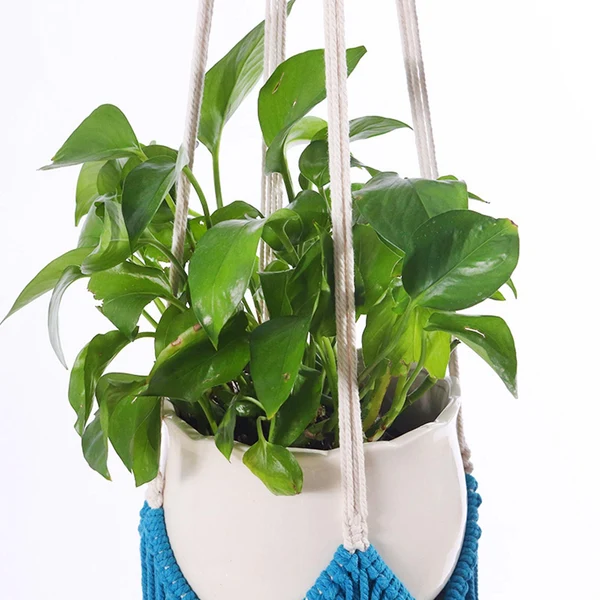 Lightweight Maxbell Plant Hanger Hanging Flower Pot Basket Net Bag for Home Garden Decoration Modern
