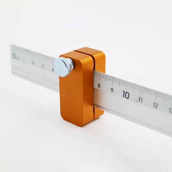 Crafted Maxbell Ruler Limit Block Aluminum Alloy Scribing Marking Tool Precision Locator Exclusive