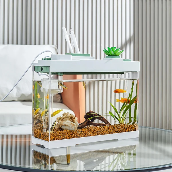 Elite Maxbell Desktop Aquarium Fish Tank USB Storage Pump Decoration Relax Superior
