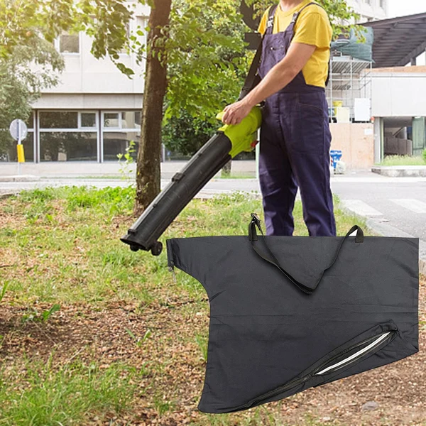 Long-Lasting Maxbell Black Zip Blower Bag Zippered Bottom Dump Bag for Lawn Black Original