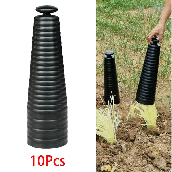Professional Maxbell 10 Pieces Straight Barrel Cover Protection Cover for Nursery Cultivation Reusable