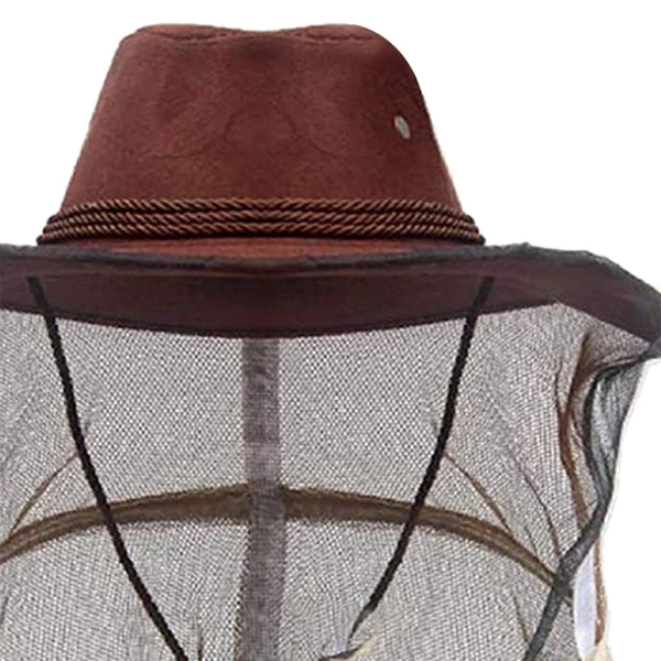 Superior Maxbell Beekeeper Cowboy Hat with Veil and Gloves Anti Bee for Men Women Protection Original Design