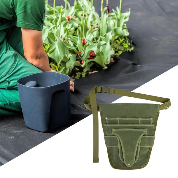 High-End Maxbell Garden Tool Belt Tool Waist Pouch with Multiple Pocket for Women Men Green Eco-Friendly