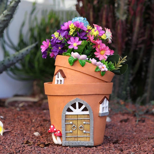 Enhanced Maxbell Resin Planter Garden Planters Planter Decoration for Home Decor Exclusive