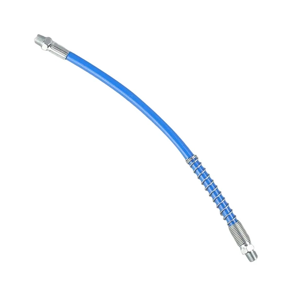 Refined Maxbell greasing Gun Hoses Professional Accessories Manual greasing Tools Kit Fitting Blue 30cm Fine Crafted