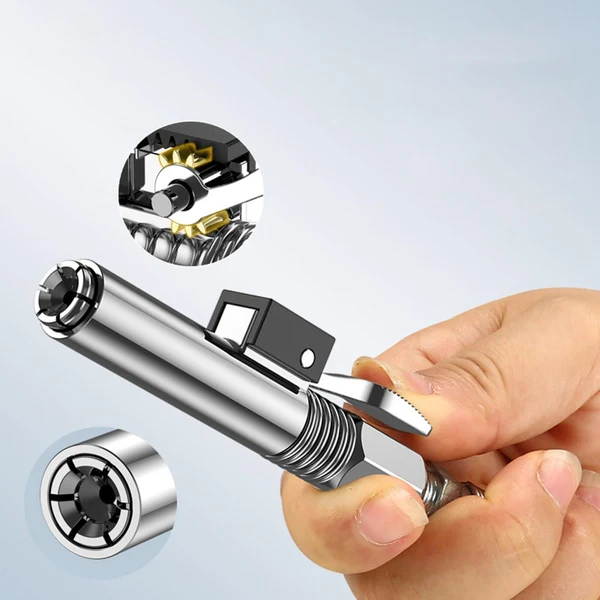 User-Friendly Maxbell Release Grease Coupler Lock Nozzle Labor Saving for Grease Fitting Equipment Nozzle 40cmHose3Head Organic