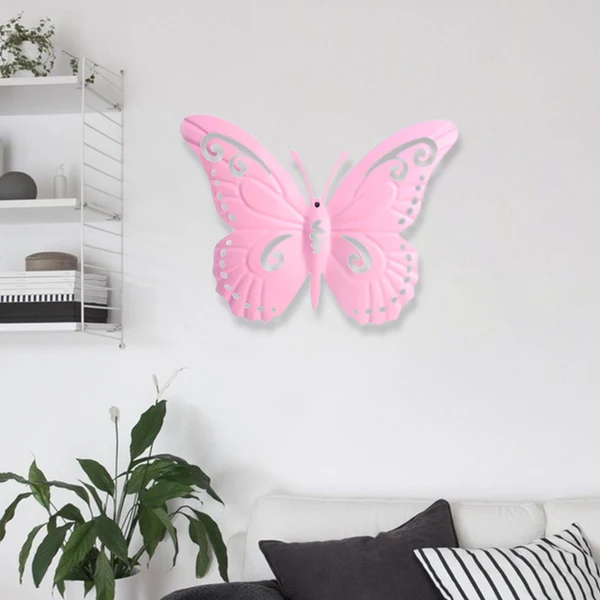 Excellent Maxbell Butterfly Wall Decor Hanging Butterflies for Bedroom Outdoor Indoor Patio Pink Comfortable