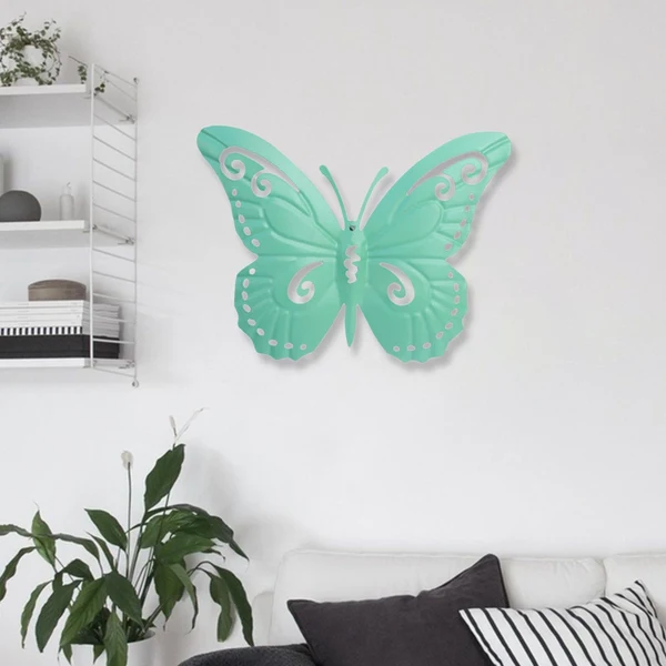 Elite Maxbell Butterfly Wall Decor Hanging Butterflies for Bedroom Outdoor Indoor Patio Green Trendy