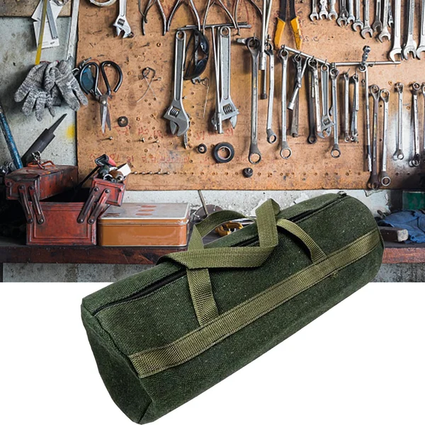 Convenient Maxbell Tool Bag Case Instrument Case Portable Sturdy Durable for Auto Repair Tools Round 35cmx13cm Contemporary