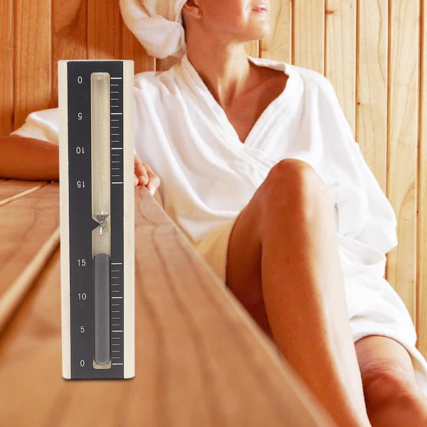 Maxbell Sand Timer Gifts Portable Decor Rotating Durable 15 Minutes for Bathroom Dependable