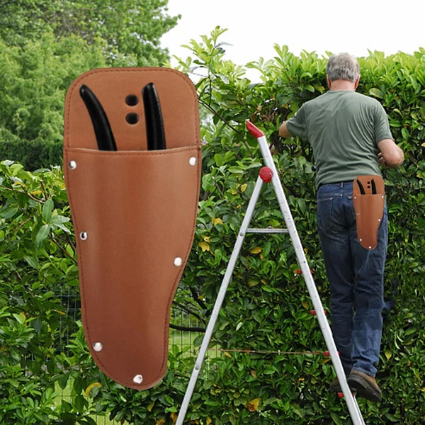 Artisan Maxbell Pruning Scissors Tool Bag PU Leather Portable for Plant Shear Trimming Tools Healthy